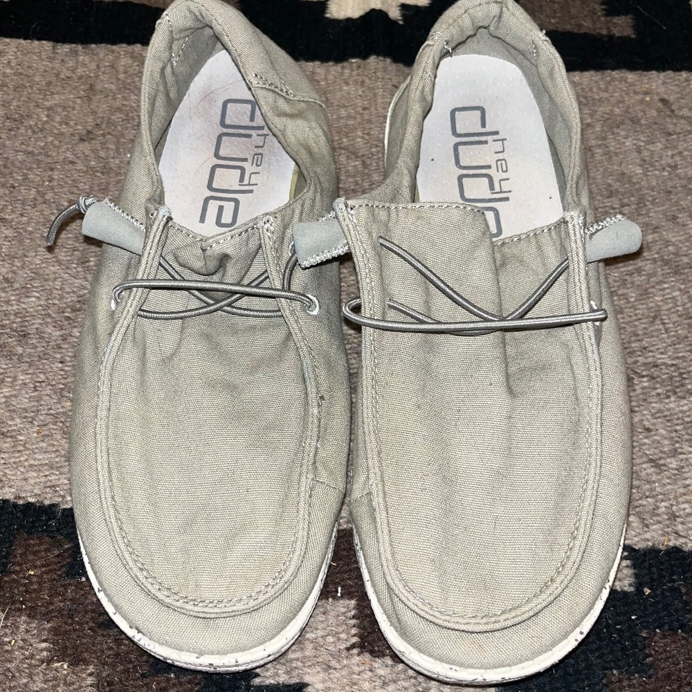 Hey Dude Wendy Gray Size 8
